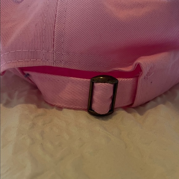 Pink Embroidered Baseball Cap - Picture 5 of 7
